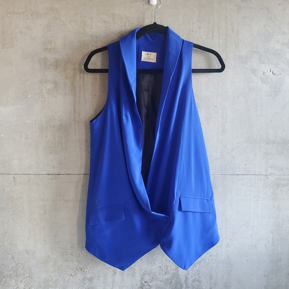 Pins & Needles / Cobalt Blue Vest / Size S - Picture 1 of 4